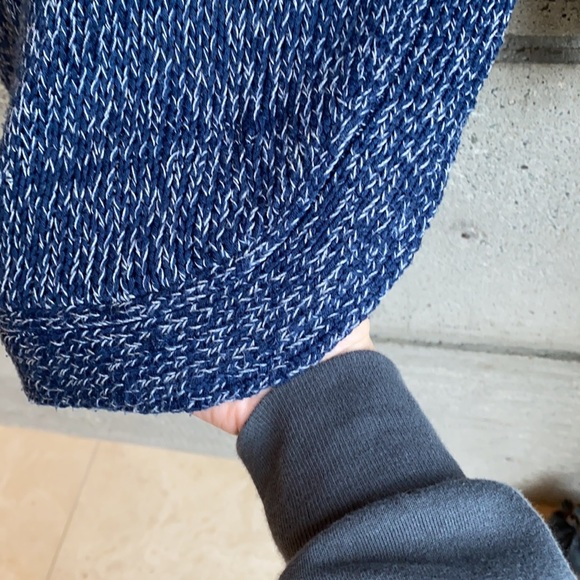 Design Lab by Lord & Taylor Heathered Blue Knit Sweater - Picture 6 of 10